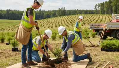 Tree planting service in Columbus, OH for healthy, site-appropriate landscape trees