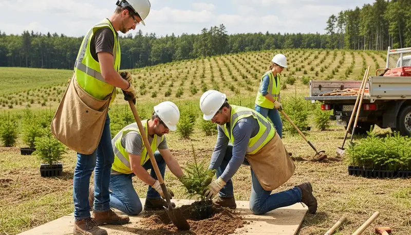 Tree planting service in Columbus, OH for healthy, site-appropriate landscape trees
