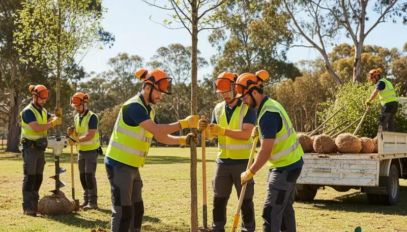 Tree planting services in Columbus, OH for residential properties