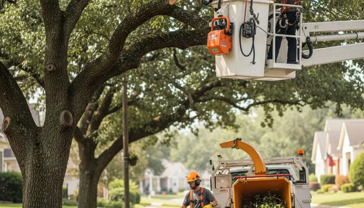 Columbus, OH arborist pruning tree limbs for safer, healthier trees