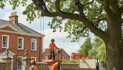 Columbus, OH tree service team providing professional tree removal and trimming for local properties
