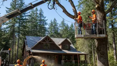 Columbus, OH tree service crew providing professional tree removal and trimming for homes and businesses